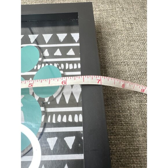 Dog Pet Themed Wall Decor Talk To Da Paw Shadow Box Sign - 7" x 7" Black Frame - Picture 3 of 4